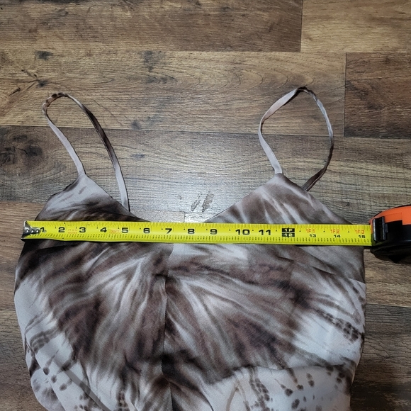 Vince Camuto Women's Printed Blouson Maxi Dress Size 2 - Picture 6 of 11